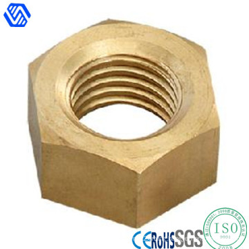 Custom Hexagonal Brass Nut